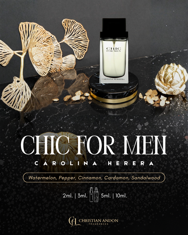 Carolina Herrera Chic for men - Christian Andon