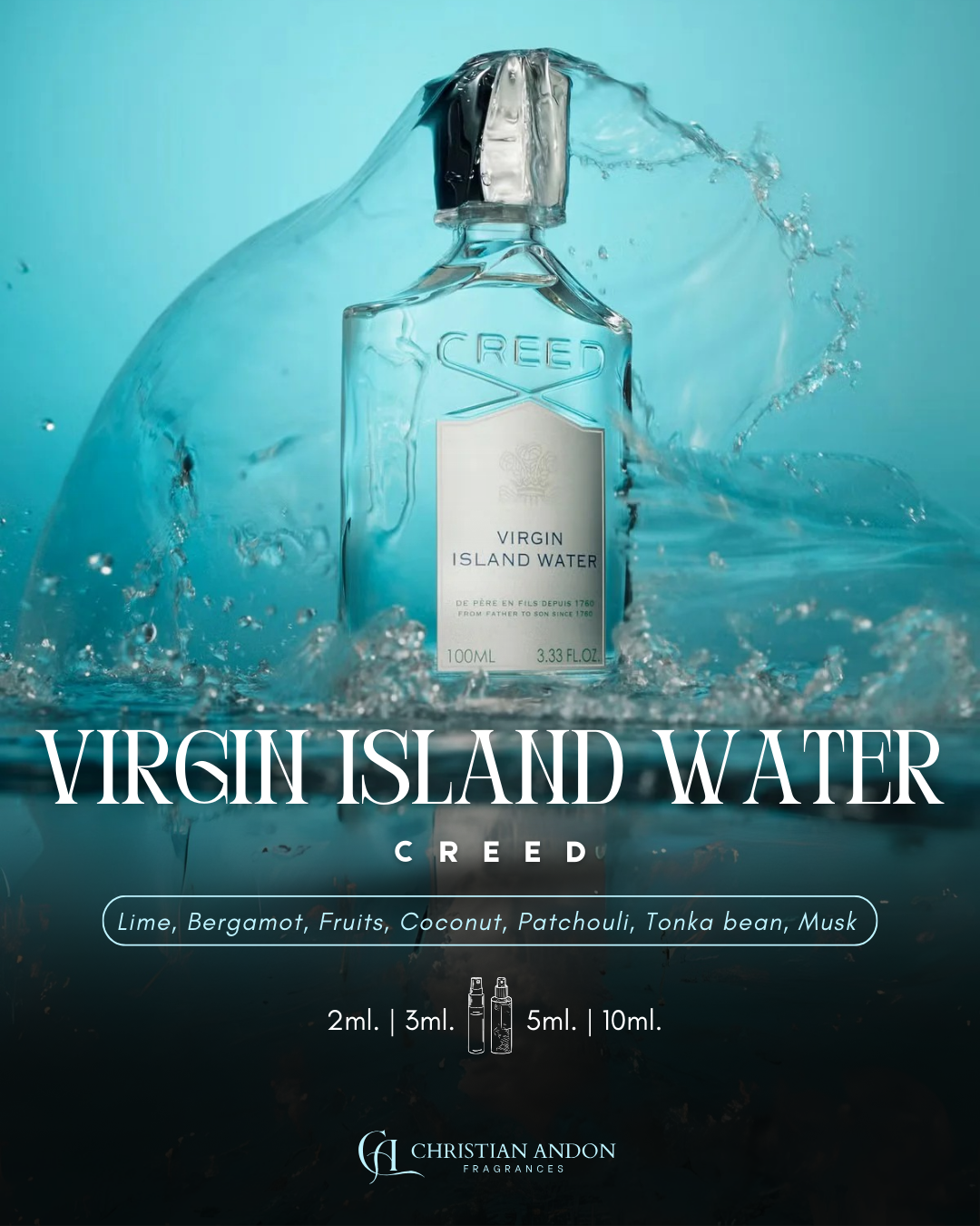 Creed Virgin Island Water - Christian Andon