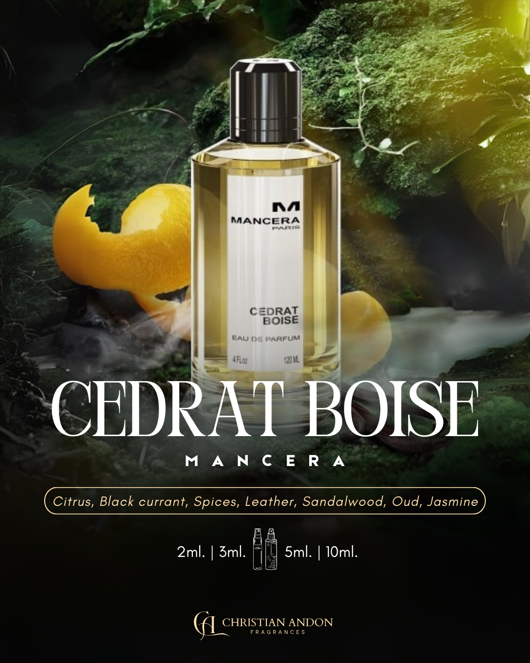 Mancera Cedrat Boise Intense - Christian Andon